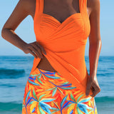 Minodora – Elegantni tankini s tropsko krilo