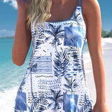 Natalia – Set Tankini Cvečni Vibrant