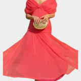 Liana – Maxi cvetna obleka