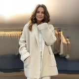 Cristina | Pleten cardigan z žepi