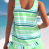Narcisa – Set Tankini Relaxat s Črtami
