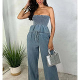ISLA – KOMPLET STILIZIRANEGA DENIM FORMATA DVEH DELIH