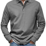 Adrián | Luksuzna polo majica z dolgimi rokavi