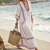 Denisa – Kaftan obleka brezčasne elegance