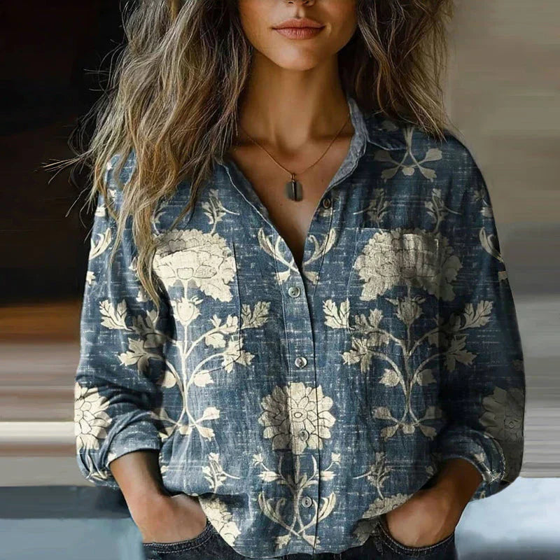 Valentina - Vintage Elegantna Bluza