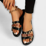 Mona – Leopard print sandali