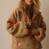 Amalia | Boho pulover Sherpa