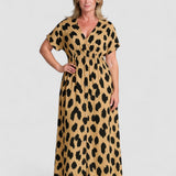 Felicia – Maxi obleka z leopardjim potiskom