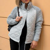 Rossella | Pletena jakna patchwork