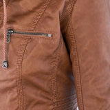 Tatiana – Biker jakna iz ekološke usnjene