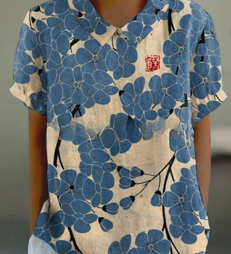Sofia - Elegantna Cvetlična Majica