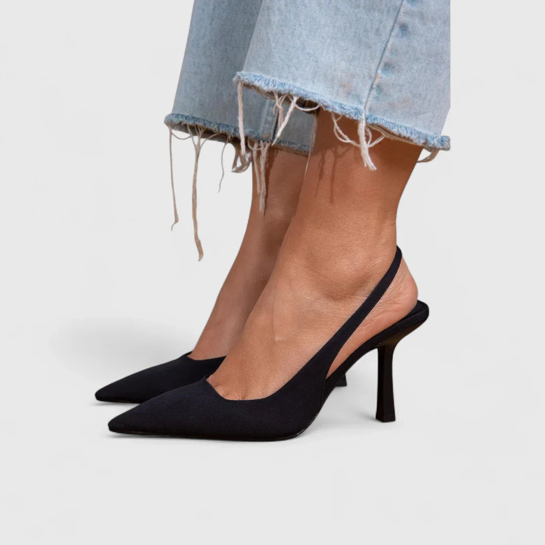 Isabelle – Slingback čevlji z leopardjim potiskom