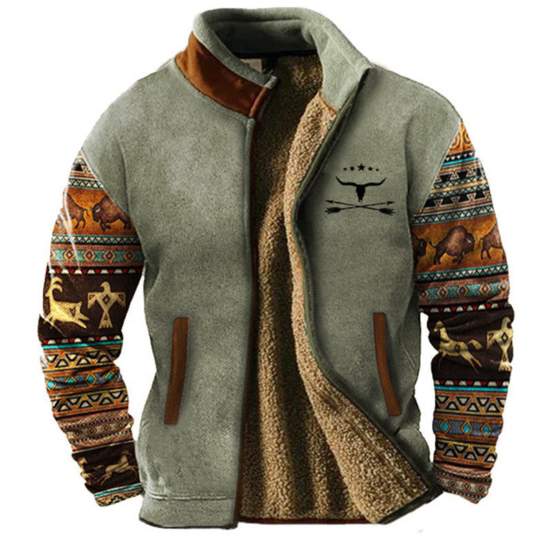 NordFleece | Stylish Fleece Hoodie z Termalno Podlogo