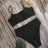 Cristina – Set bikini z visokim pasom bandeau