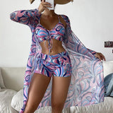Cornelia – Retro Bikini, Šortki & Kimono