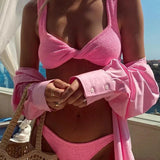 Corina – Set bikini z zavitim topom in nizkim pasom