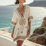 Malina – Poletna obleka v kaftan slogu