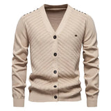 Dylan | Topel moški cardigan z V-izrezom