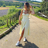 Sonia Elegant - Obleka z Cvetličnim Tiskom