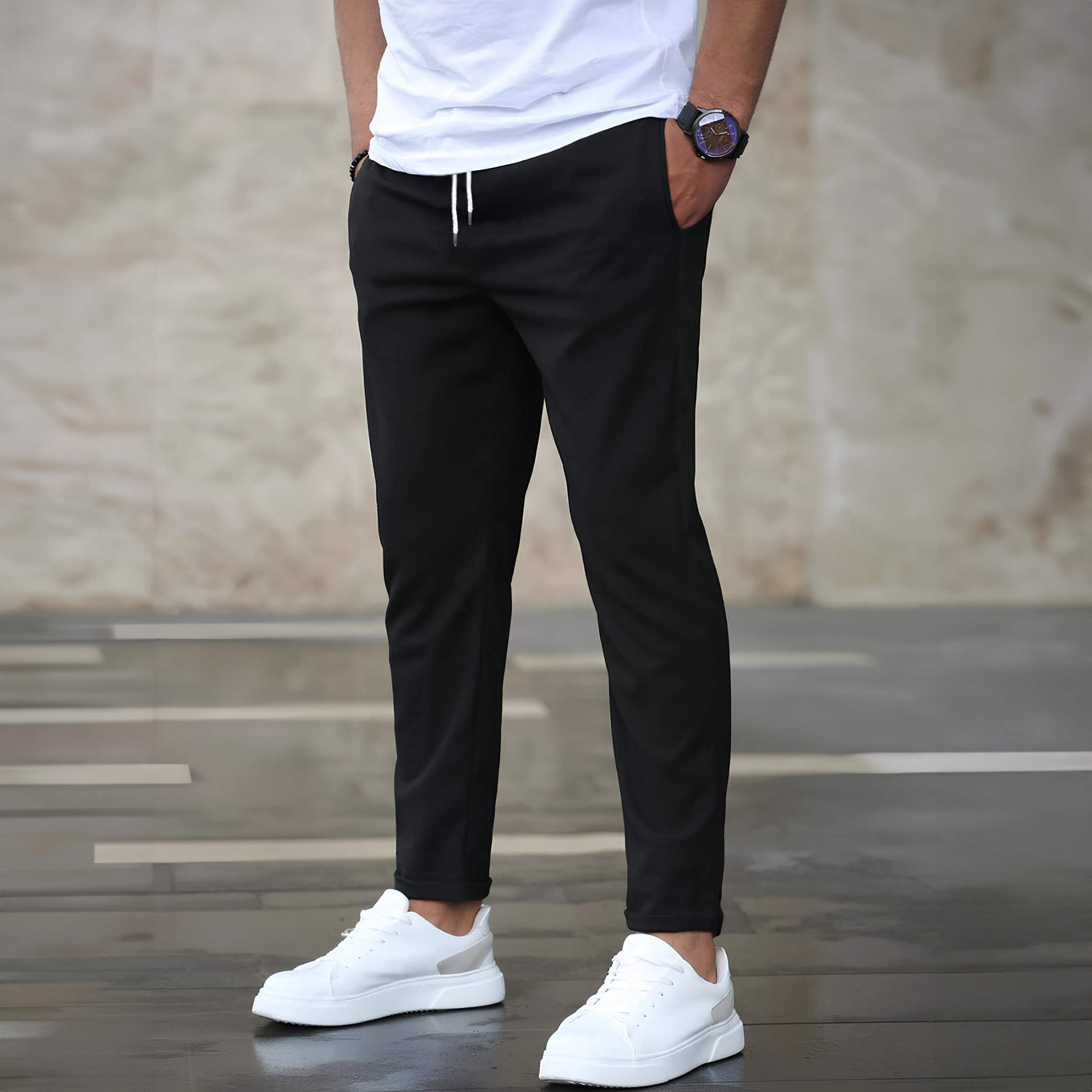 Lorenzo | Elegantni Stretch Hlače