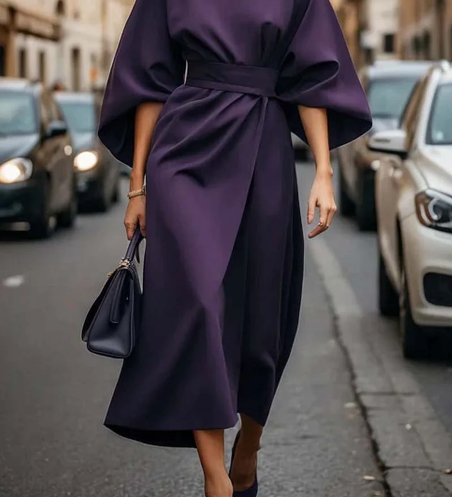 Salomea – Elegantna obleka s klasičnim krojem