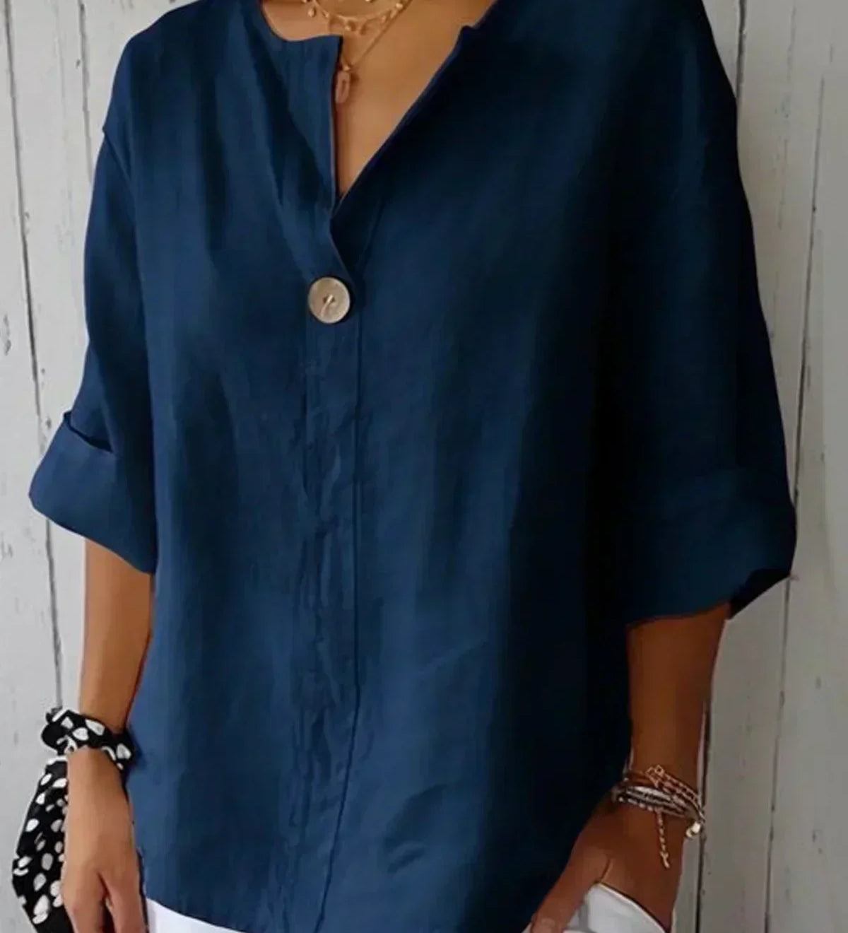 Freja - Elegantna bluza prostega kroja