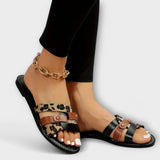 Mona – Leopard print sandali