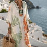 Claudia – Aquarelle poetična kaftan obleka