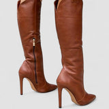 Martina – Elegantne Ženske Čizme s Stiletto Peto do Kolen