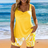 Brânduša – Elegantne Stripe Tankini Hlače