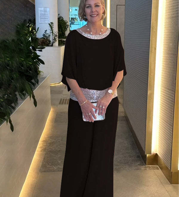 Liana – Eleganten komplet iz topa in krila