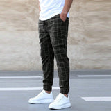 Shane | Elegantni Jogger Hlače s Karirami