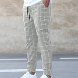 Shane | Elegantni Jogger Hlače s Karirami