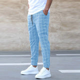 Shane | Elegantni Jogger Hlače s Karirami