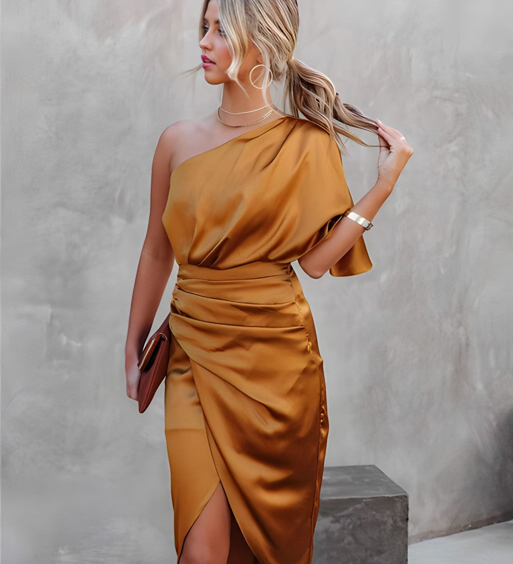 Doina – Midi obleka z nežno silhueto