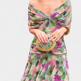 Liana – Maxi cvetna obleka