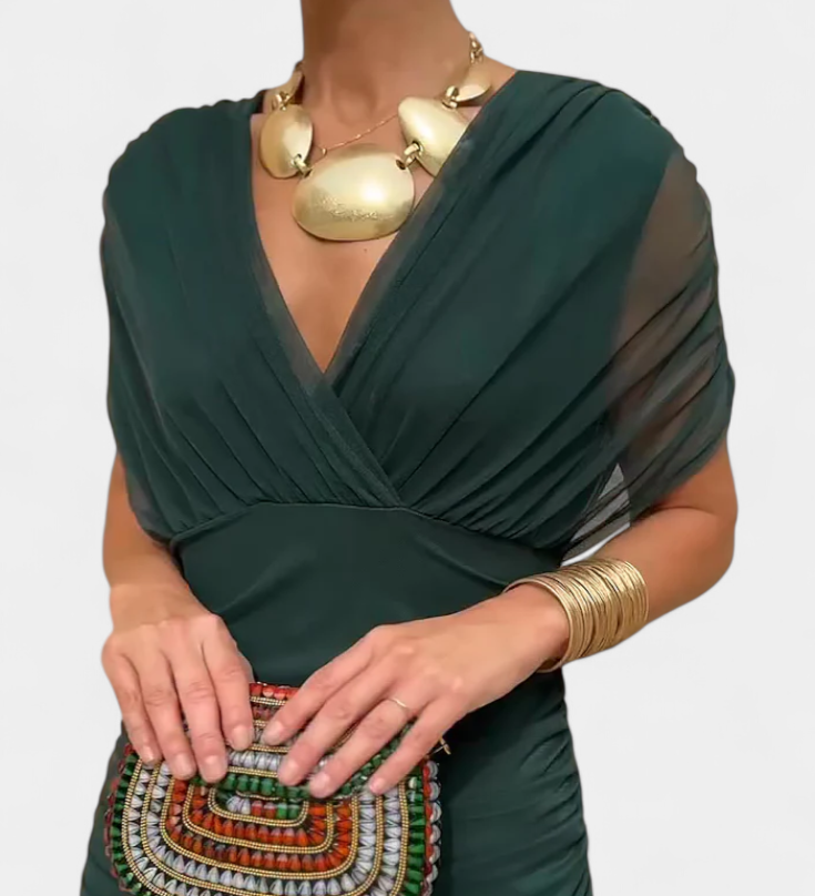 Liana – Maxi cvetna obleka