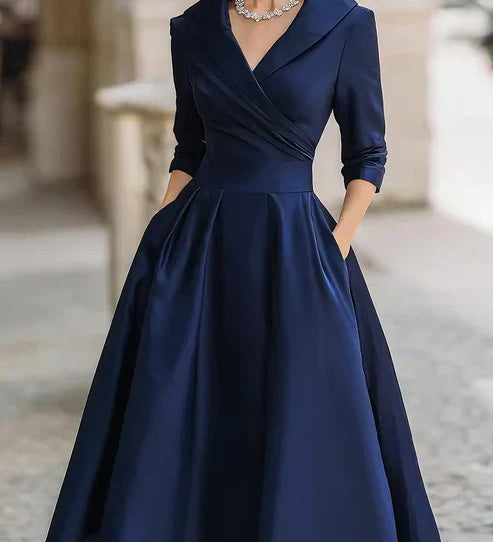 Maria – Elegantna Midi Obleka