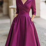 Maria – Elegantna Midi Obleka