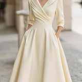 Maria – Elegantna Midi Obleka
