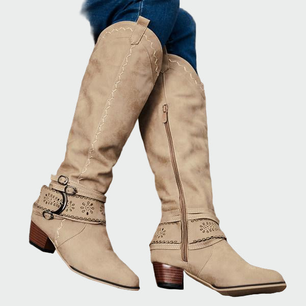 Veselka - Retro škornji v cowboy stilu
