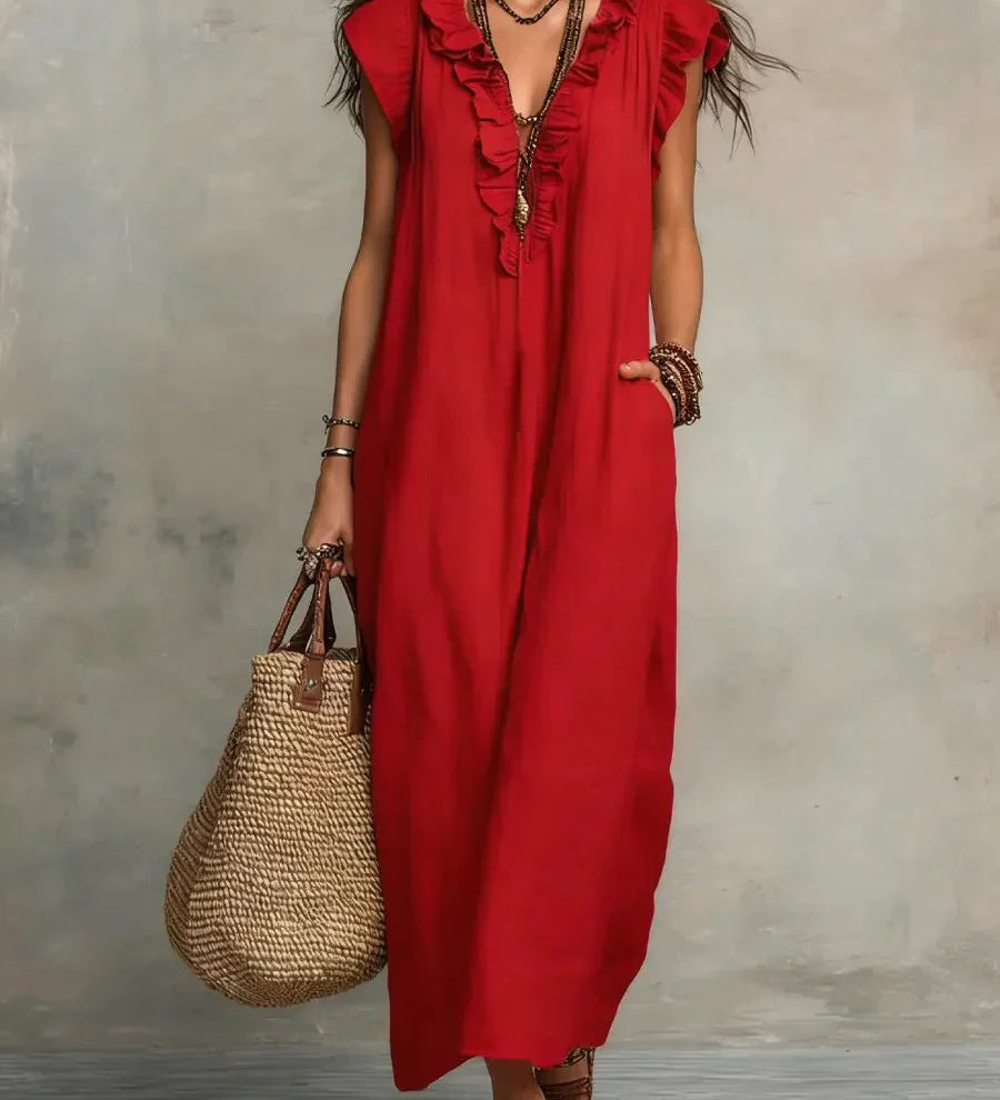 Camelia – Maxi Boho Obleka