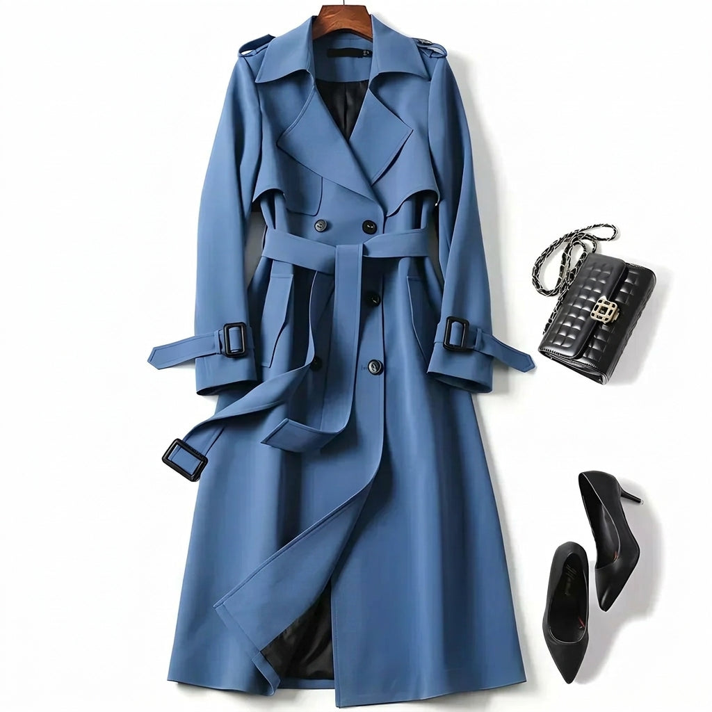 Sienna – Klasičen Trench Coat z Evropskim Dizajnom