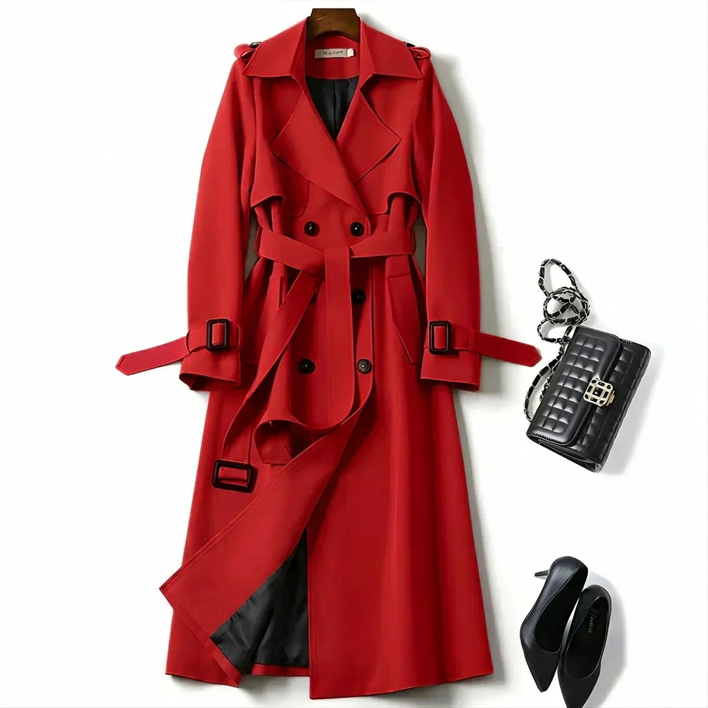 Sienna – Klasičen Trench Coat z Evropskim Dizajnom